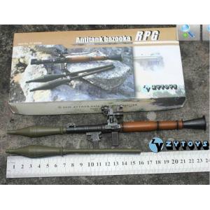 �����꡿ZYTOYS 1/6ģ�� RPG-7��̹�˻��Ͳ �ֺ�ɫľ��ɫ2��