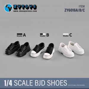 �����ڵ�����ZYTOYS ZY6016 1/4 �ķ�bjd��Ь ��׷���Ь �ٴ��˶�����Ь